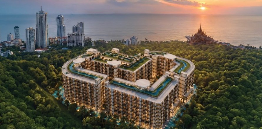 Apartamento de 3 habitaciones en Pattaya, Tailandia № 180317