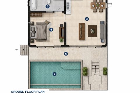 Chalet de 1 dormitorio en Koh Pha Ngan, Tailandia № 233136 - foto 15