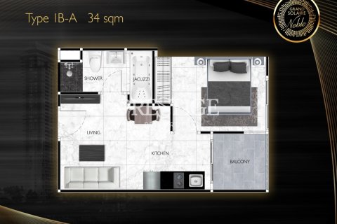 Condo à Pattaya, Thaïlande, 1 chambre № 198535 - photo 9