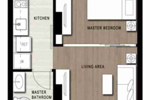 Condominio de 1 dormitorio en Bangkok, Tailandia № 183552 - foto 5