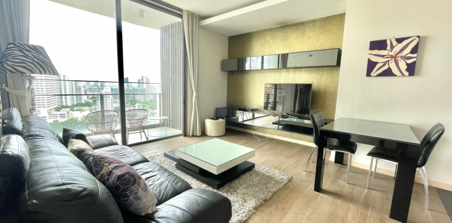 Condo à Bangkok, Thaïlande, 1 chambre à Aequa Sukhumvit 49 № 75561