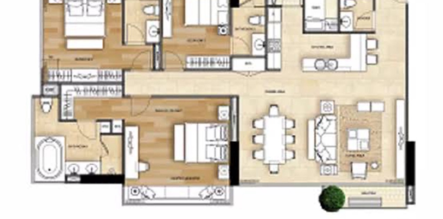 Condominio de 3 dormitorios en Bangkok, Tailandia № 188690