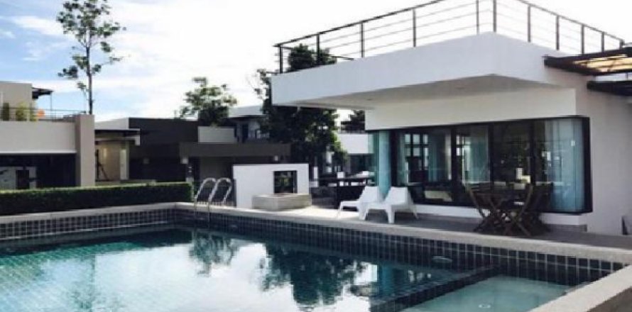 Chalet de 3 dormitorios en Jomtien Beach, Pattaya, Tailandia № 202894