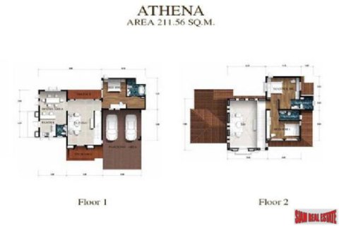 Chalet de 3 dormitorios en Jomtien Beach, Pattaya, Tailandia № 202893 - foto 5