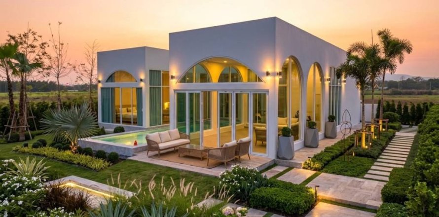 Chalet de 3 dormitorios en Cha-am, Tailandia № 172850