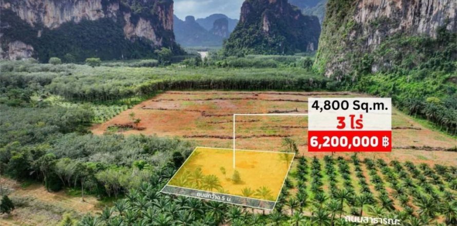 Terreno en Krabi, Tailandia № 134643