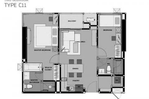 Condominio de 2 dormitorios en Bangkok, Tailandia № 66789 - foto 14