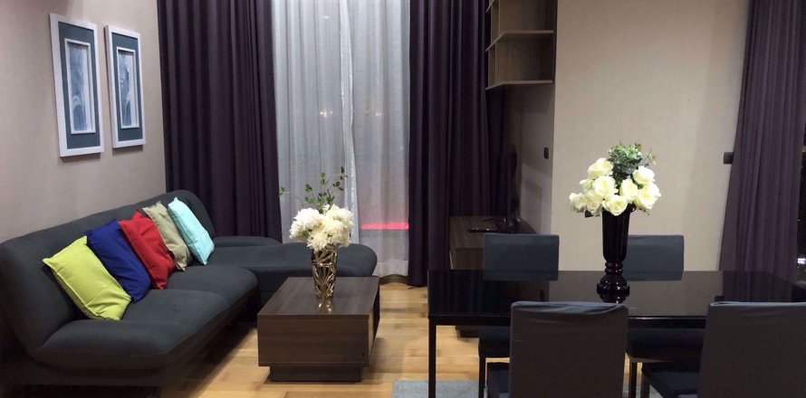 Дуплекс в Fuse Sathorn-Taksin, Бангкок, Таиланд с 2 спальнями № 69564
