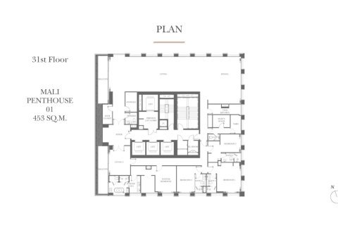 Condominio de 4 dormitorios en Bangkok, Tailandia № 170073 - foto 8