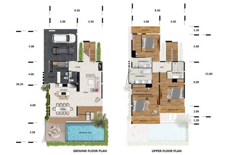 Chalet de 3 dormitorios en Chalong, Tailandia № 166300 - foto 6