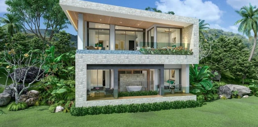 Chalet de 3 dormitorios en Ko Samui, Tailandia № 166297
