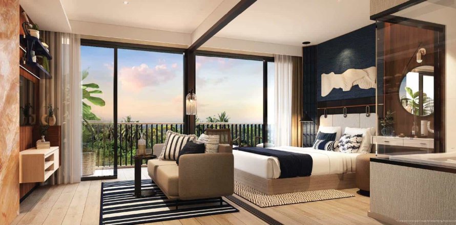 Condominio de 1 dormitorio en Bang Tao, Tailandia № 166229