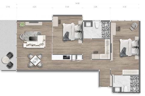 Condo in Patong, Thailand, 2 bedrooms № 166225 - photo 15
