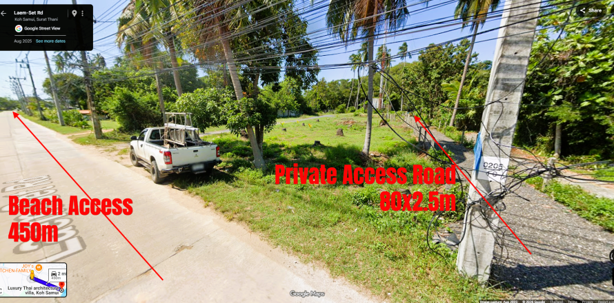 Land in Ko Samui, Thailand 1040 sq.m. № 169096