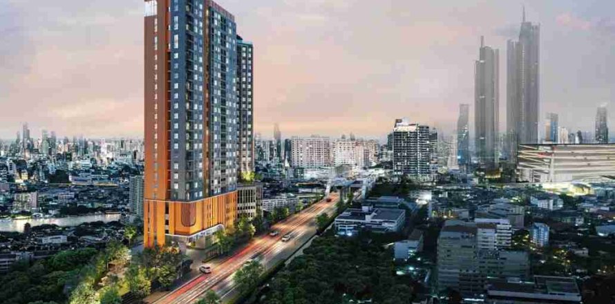 Condominio de 2 dormitorios en Thonburi, Bangkok, Tailandia № 183844