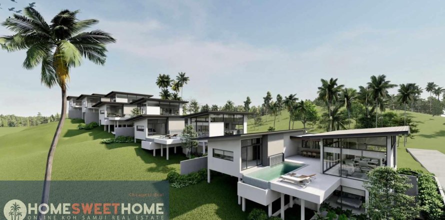 Villa à Ko Samui, Thaïlande 3 chambres № 179925