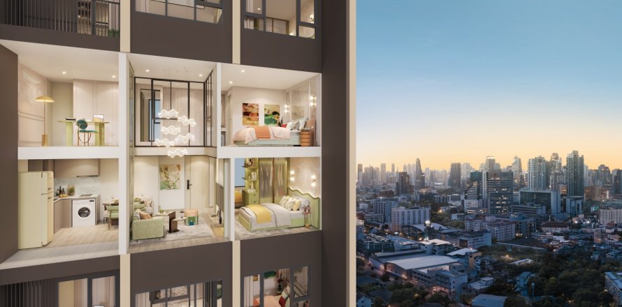 Condominio de 2 dormitorios en Bangkok, Tailandia № 170115