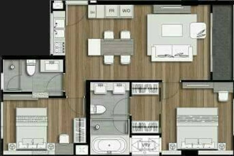 Condominio de 2 dormitorios en Bangkok, Tailandia № 143995 - foto 17