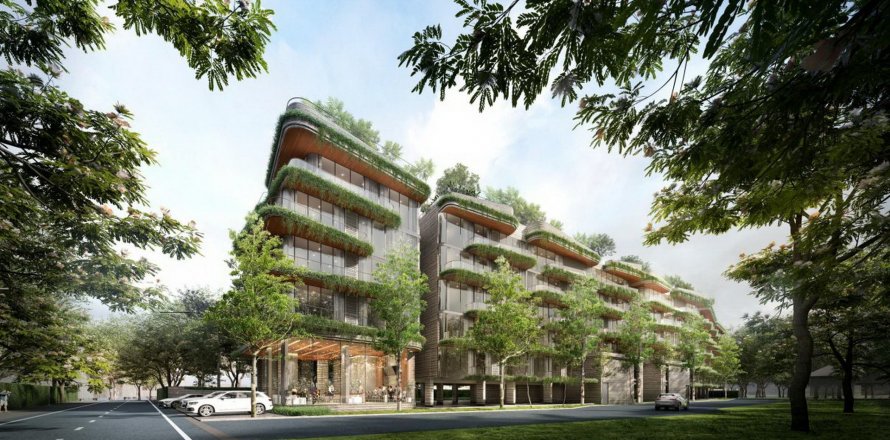 Eigentumswohnung in Phuket, Thailand, 2 Schlafzimmer in Highland Park Condominium Bangtao Beach № 74576