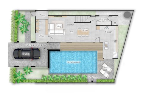 Chalet de 3 dormitorios en Chiang Mai, Tailandia № 164974 - foto 10