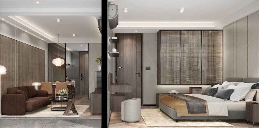 Condo à Pattaya, Thaïlande, 2 chambres № 233684