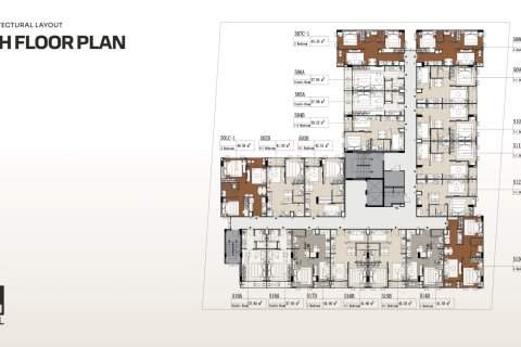 Condo à Pattaya, Thaïlande, 2 chambres № 233684 - photo 14