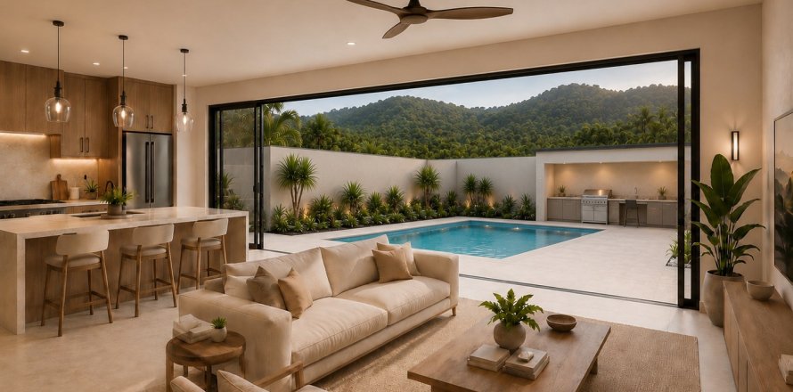 Chalet de 3 dormitorios en Cha-am, Tailandia № 222398