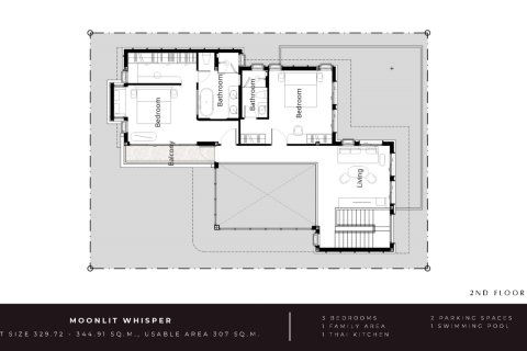 Chalet de 3 dormitorios en Phuket, Tailandia № 165389 - foto 11