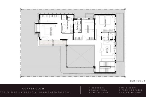 Chalet de 4 dormitorios en Phuket, Tailandia № 165388 - foto 13