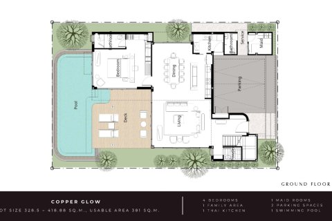 Chalet de 4 dormitorios en Phuket, Tailandia № 165388 - foto 12