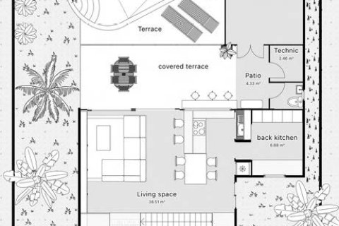 Villa in Koh Pha Ngan, Thailand 2 Schlafzimmer № 170256 - Foto 21