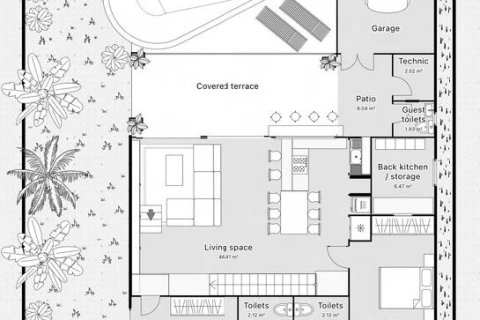Villa in Koh Pha Ngan, Thailand 3 Schlafzimmer № 170257 - Foto 19