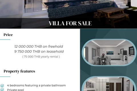 Chalet de 4 dormitorios en Ko Samui, Tailandia № 172450 - foto 2