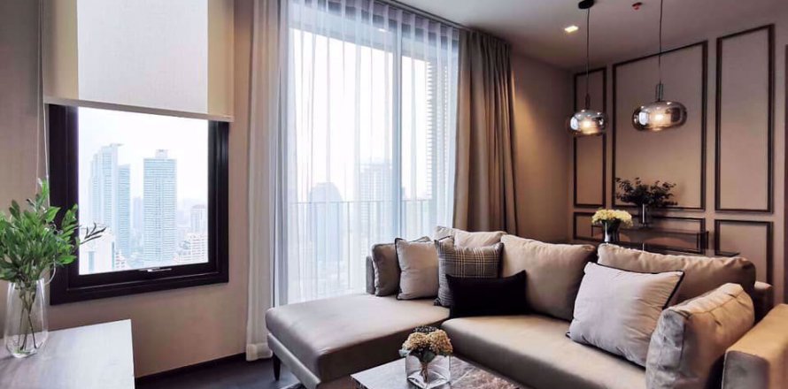 Кондоминиум с 2 спальнями в Бангкоке, Таиланд в Edge Sukhumvit 23 № 111462