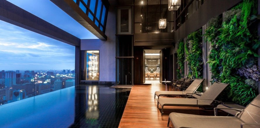 Ático de 3 dormitorios en Bangkok, Tailandia № 180483