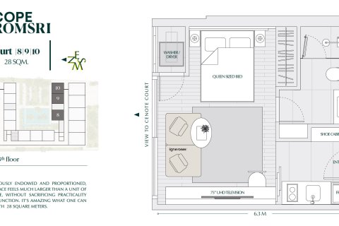 Condo in Bangkok, Thailand, 1 bedroom  № 165677 - photo 19