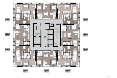 Eigentumswohnung in Watthana, Bangkok, Thailand, 2 Schlafzimmer  № 200784 - Foto 13