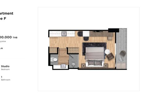 Estudio en el condominio en Kata, Tailandia № 165805 - foto 15