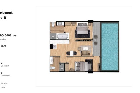 Condominio de 2 dormitorios en Kata, Tailandia № 165809 - foto 19