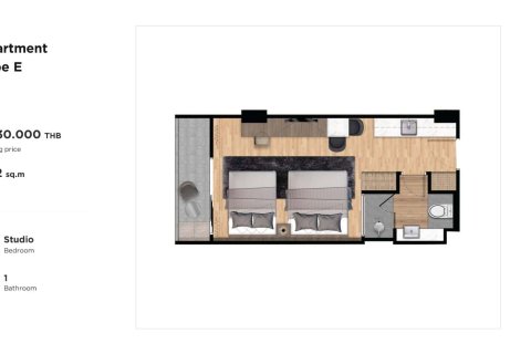 Estudio en el condominio en Kata, Tailandia № 165806 - foto 13