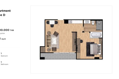 Condominio de 1 dormitorio en Kata, Tailandia № 165807 - foto 20