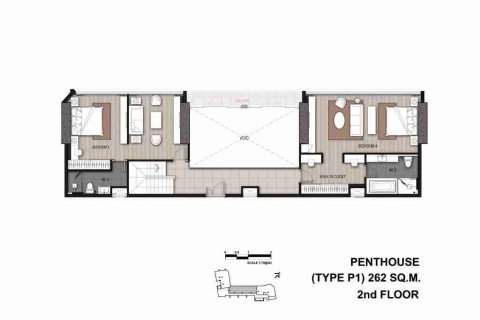 Condominio de 4 dormitorios en Thonburi, Bangkok, Tailandia № 183098 - foto 25
