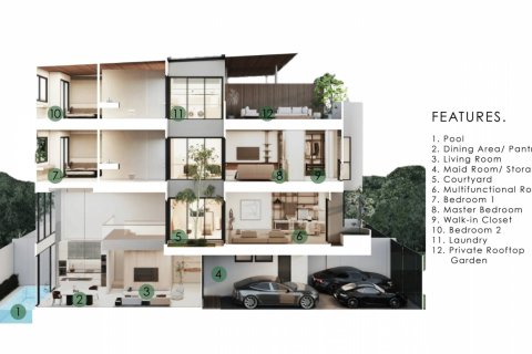Casa de 3 dormitorios en Bangkok, Tailandia № 180748 - foto 10
