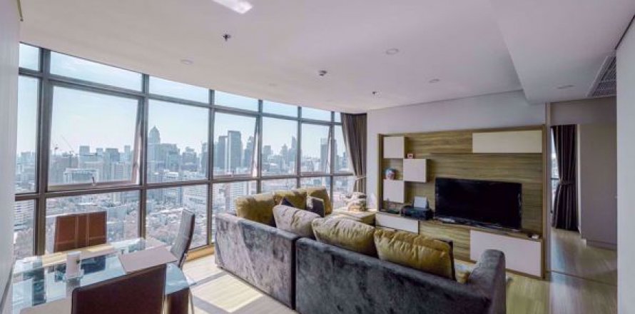 Eigentumswohnung in Bangkok, Thailand, 2 Schlafzimmer in LUMPINI SUITE PHETCHABURI - MAKKASAN № 62891