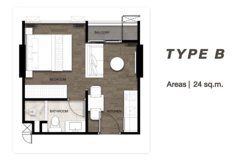 Condominio de 1 dormitorio en Karon, Tailandia № 166128 - foto 14