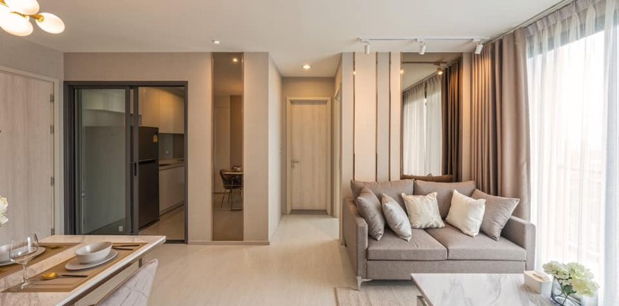 Condo à Bangkok, Thaïlande, 2 chambres № 142976