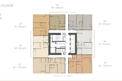 Condominio de 2 dormitorios en Bangkok, Tailandia № 233959 - foto 12