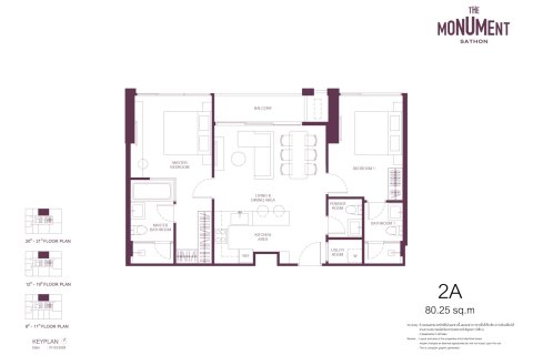 Eigentumswohnung in Sathon, Bangkok, Thailand, 1 Schlafzimmer № 233961 - Foto 22