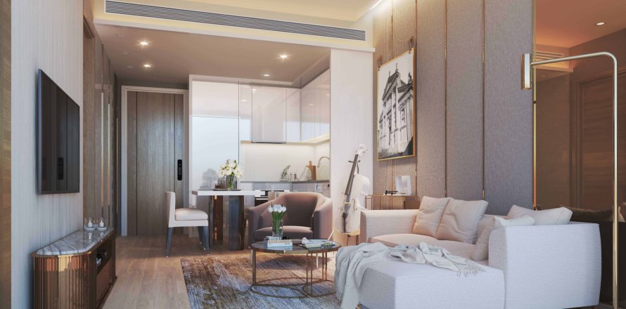 Condominio de 1 dormitorio en Sathon, Bangkok, Tailandia № 166959