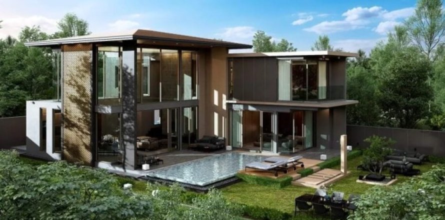 Chalet de 4 dormitorios en Bang Tao, Tailandia № 191200